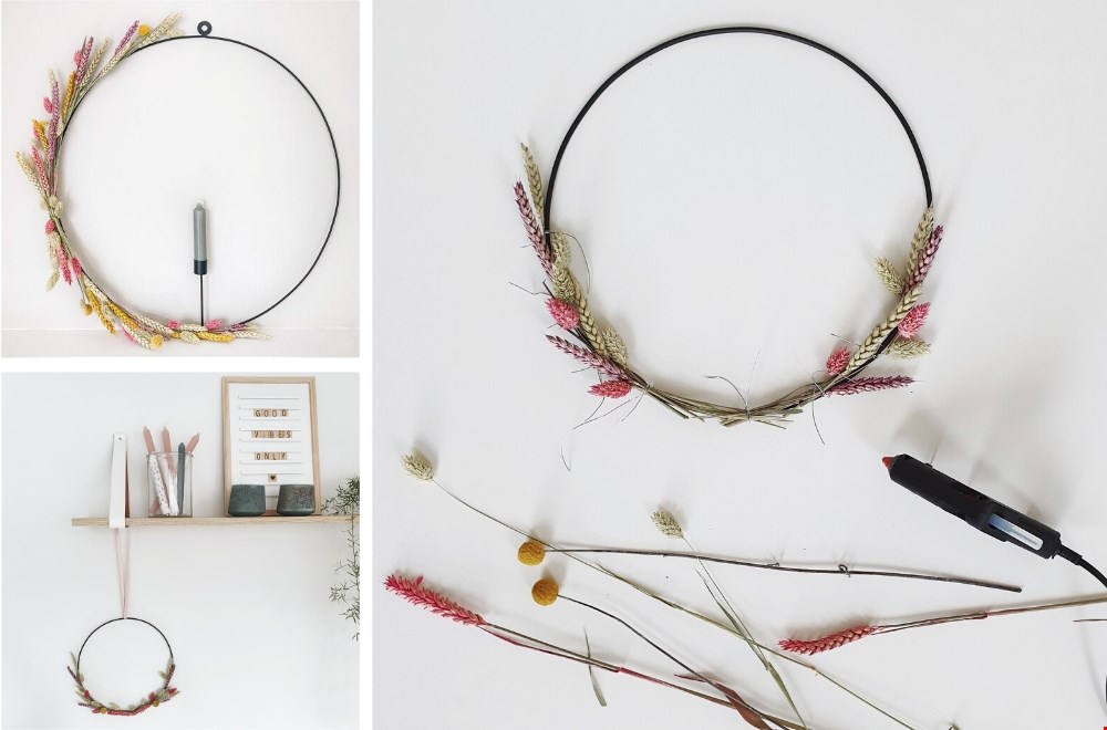 Ring stylen met droogbloemen Ring stylen met droogbloemen